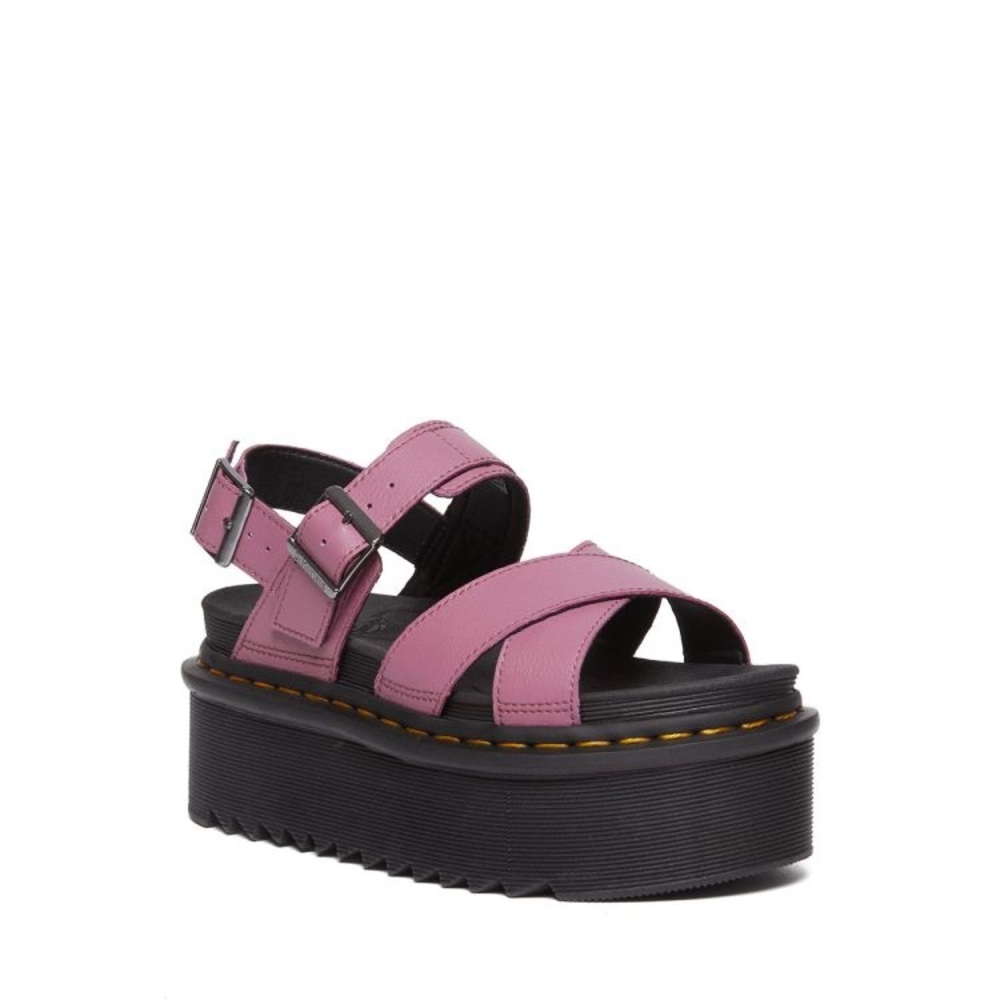 Dr. Martens Voss II Athena Leather Strap Platform Sandals (NEW)
